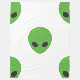 emoji aliens blanket