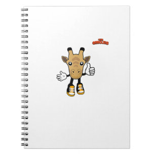emoji animals giraffe thumb up  notebook