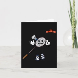 Emoji Badminton Sports Thumb Up  Card