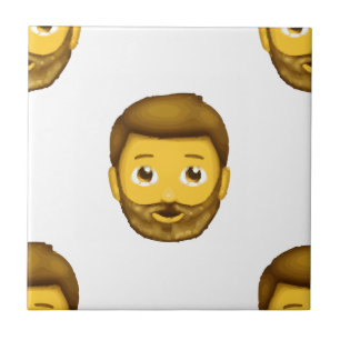 emoji bearded man tile
