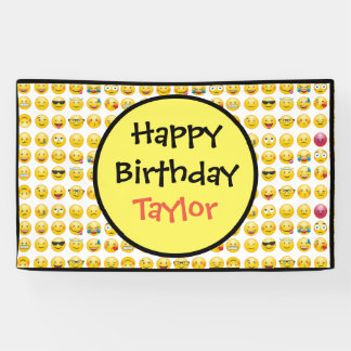 Emoji Birthday Banner