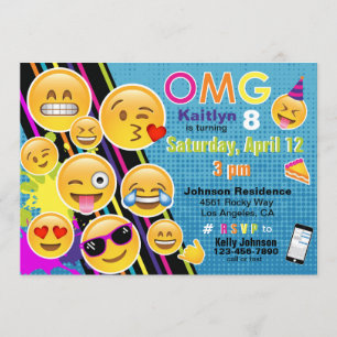 Emoji Birthday Invitation