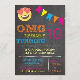Emoji Birthday Invitation