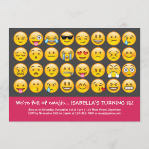 Emoji Birthday Invitation