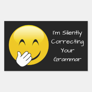 Emoji Correcting Grammar Stickers
