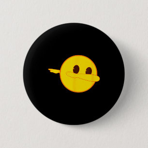 Emoji Dab Dabbing Yellow Smile Face 6 Cm Round Badge