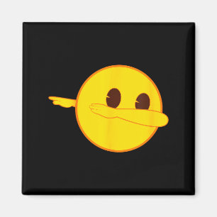 Emoji Dab Dabbing Yellow Smile Face Magnet