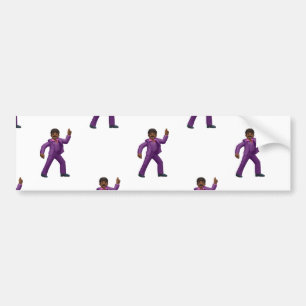 Emoji Dancing Man Bumper Sticker