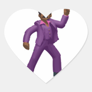 Emoji Dancing Man Heart Sticker