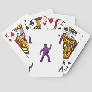 Emoji Dancing Man Playing Cards