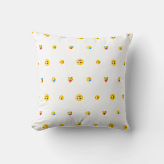 Emoji Delight Decorative Pillow