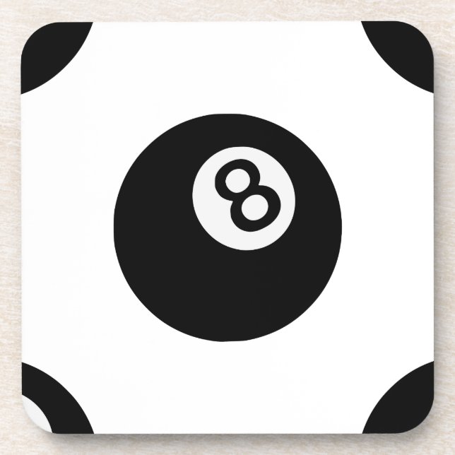 emoji eight ball coaster (Front)