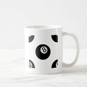 emoji eight ball coffee mug