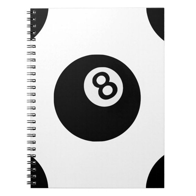 emoji eight ball notebook (Front)