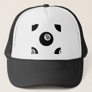 emoji eight ball trucker hat