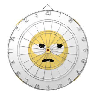 emoji eye rolling dartboard