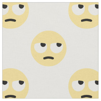 emoji eye rolling fabric