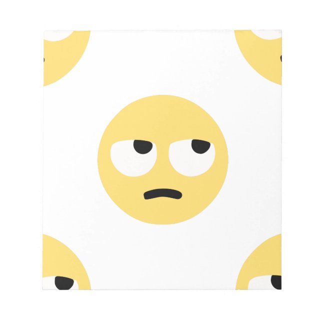 emoji eye rolling notepad (Front)