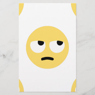 emoji eye rolling stationery