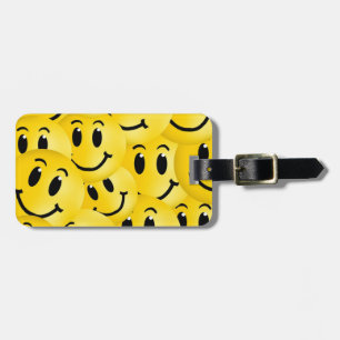 Emoji Face Luggage Tag
