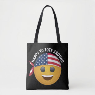 Emoji Face Tote Bag