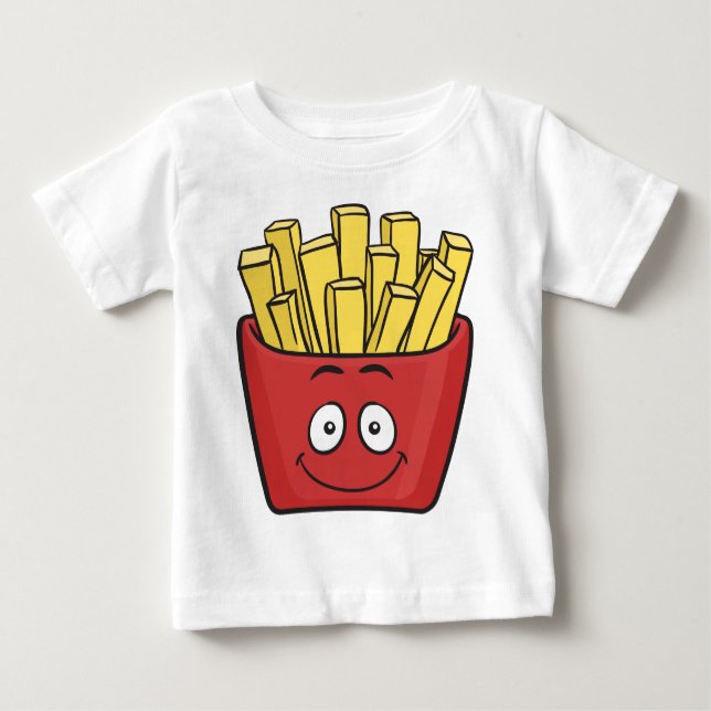 Emoji French Fries Baby T-Shirt (Front)