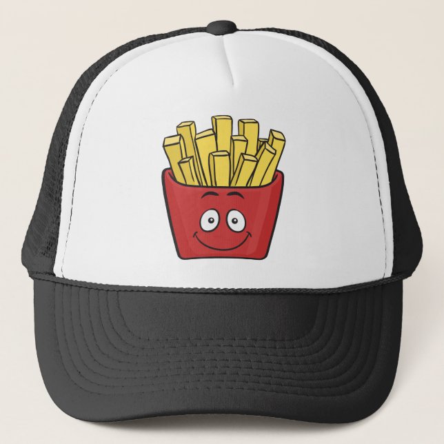 Emoji French Fries Trucker Hat (Front)