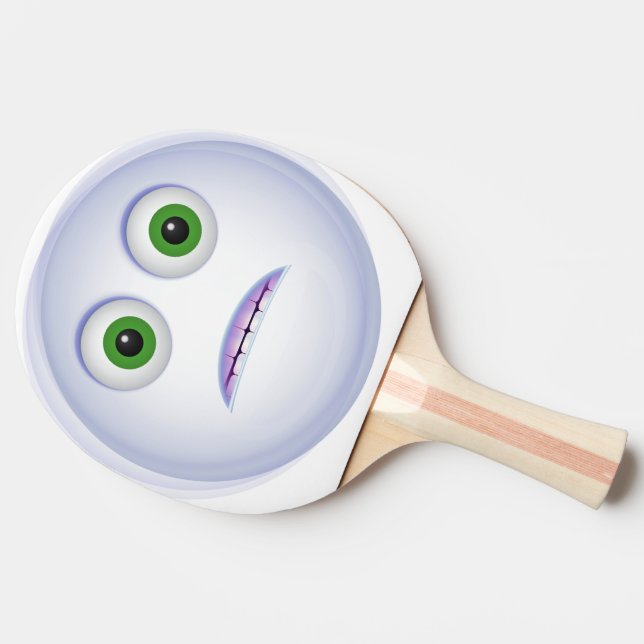Emoji - Funny Face Ping Pong Paddle (Side)