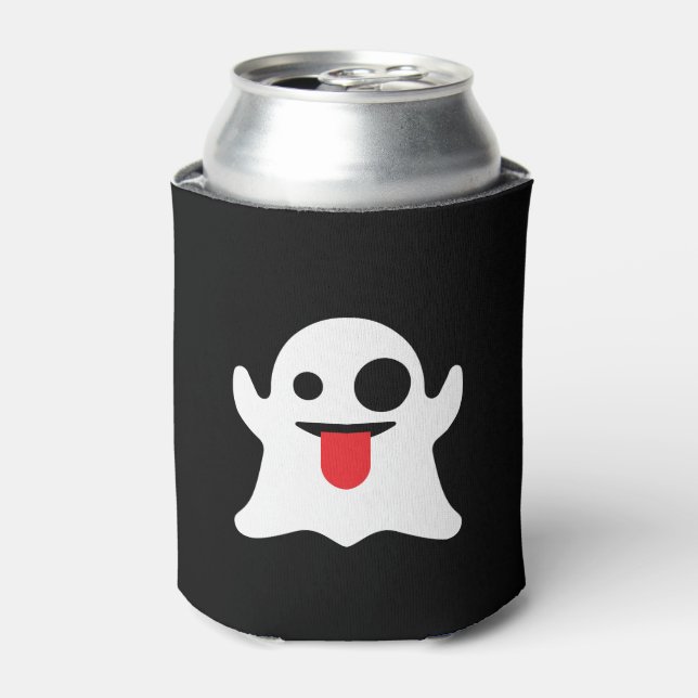 Emoji Ghost Can Cooler (Can Front)