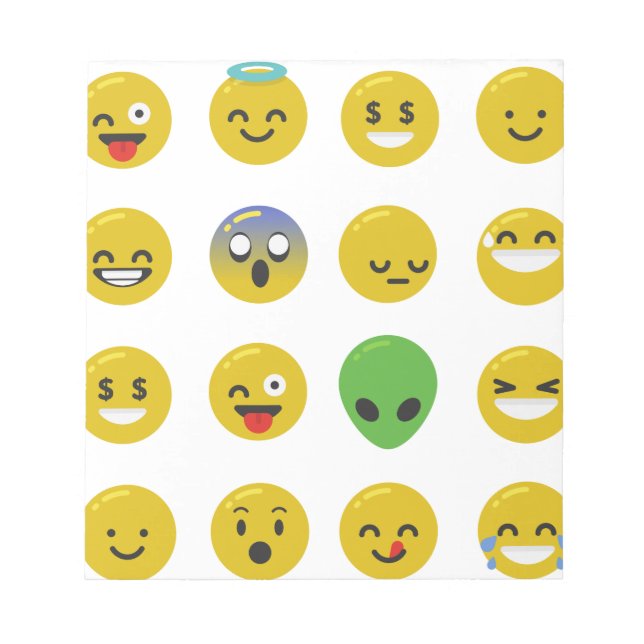 Emoji happy face notepad (Front)