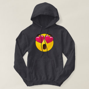 Emoji Heart Eyes Valentines Hoodie