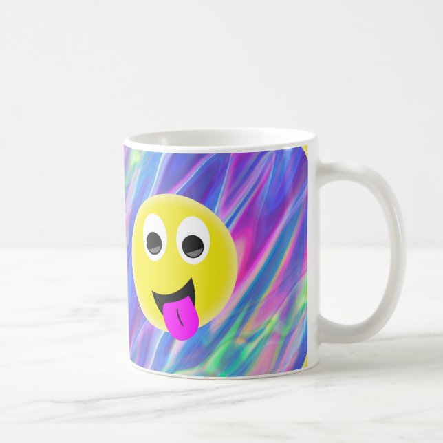 emoji hologram coffee mug (Right)