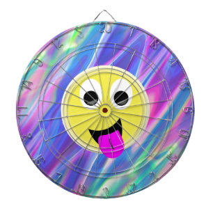 emoji hologram dartboard