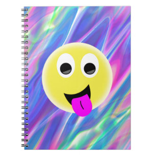 emoji hologram notebook