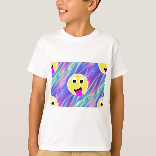 emoji hologram T-Shirt (Front)