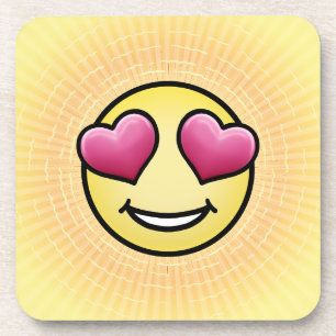 Emoji Love Coaster