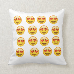 Emoji love pillow