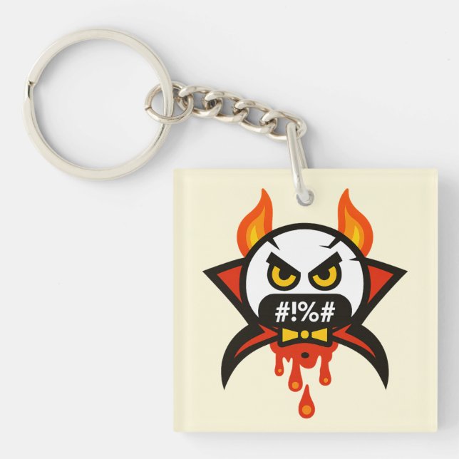 Emoji Madness Key Ring (Front)