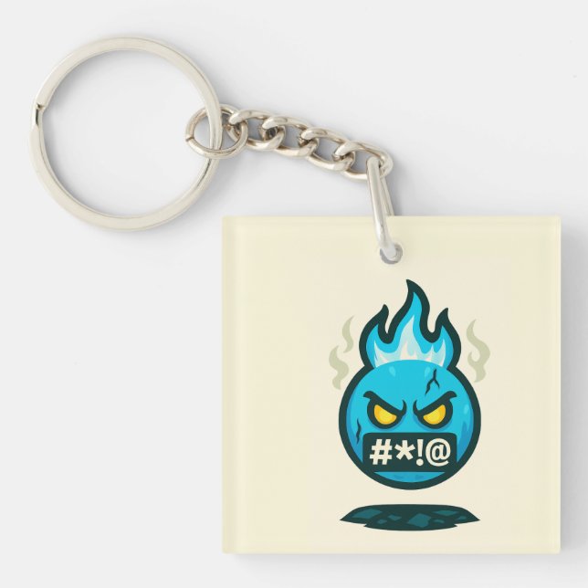 Emoji Madness Key Ring (Front)