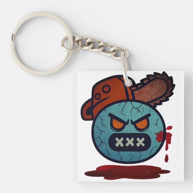 Emoji Madness Key Ring (Front)