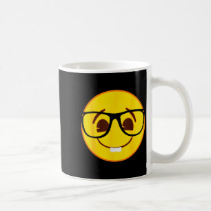 Emoji Nerd Gles Yellow Smile Face Coffee Mug