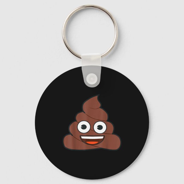 Emoji Op Happy Yellow Smile Face  Key Ring (Front)