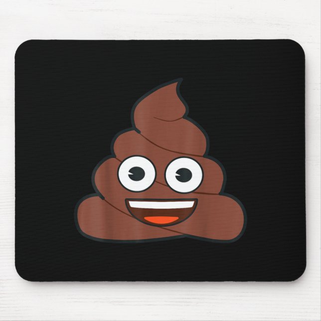 Emoji Op Happy Yellow Smile Face  Mouse Pad (Front)