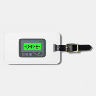 emoji pager luggage tag