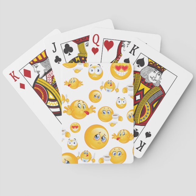Emoji Pattern Playing Cards (Back)