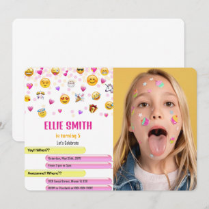 Emoji Photo Invitation