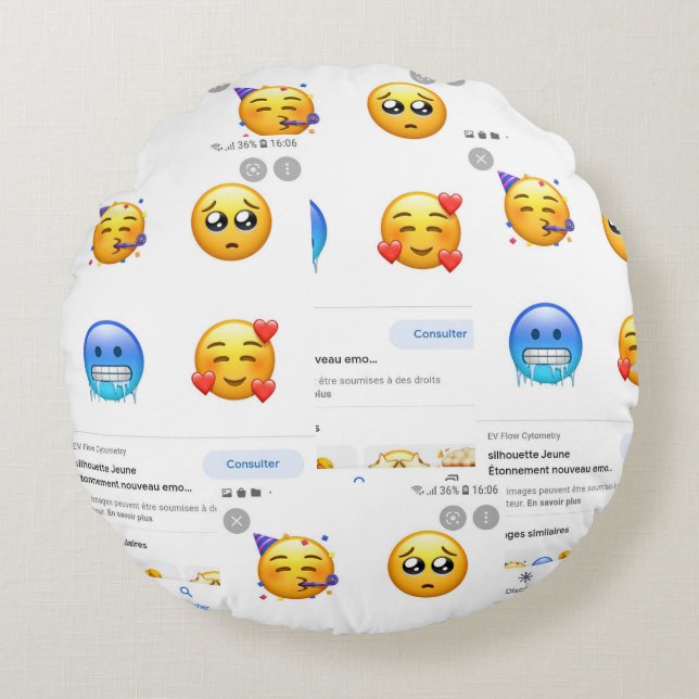 emoji pillow (Front)