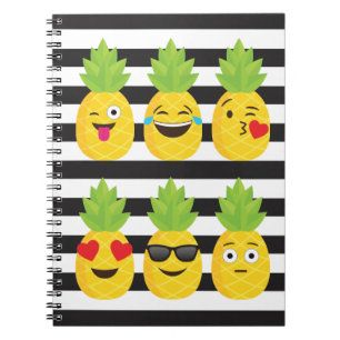 emoji pineapple notebook