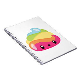 Emoji Rainbow Poop! Notebook