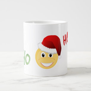 Emoji Santa Christmas Cup